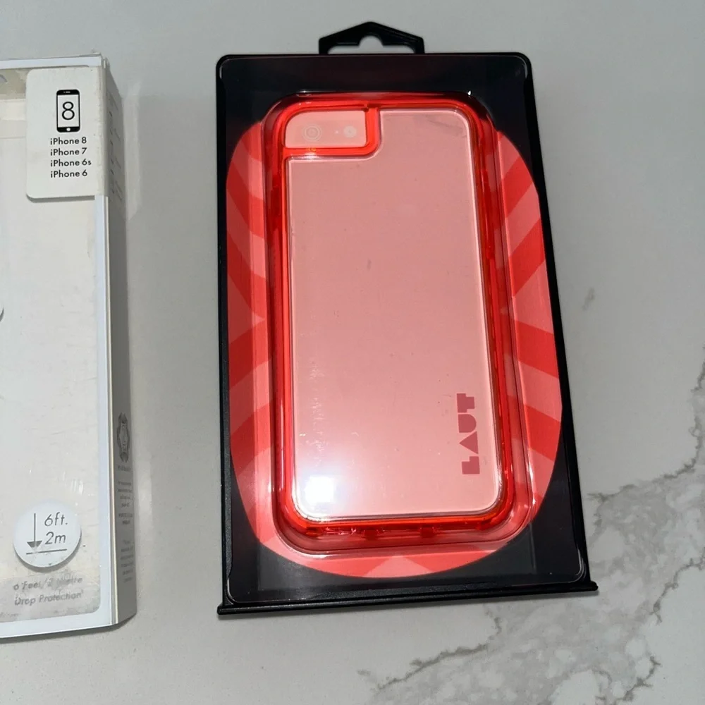 Fluro Pink iPhone Case - Protective Slim Cover NWT iPhone 8, 7, 6, 6s